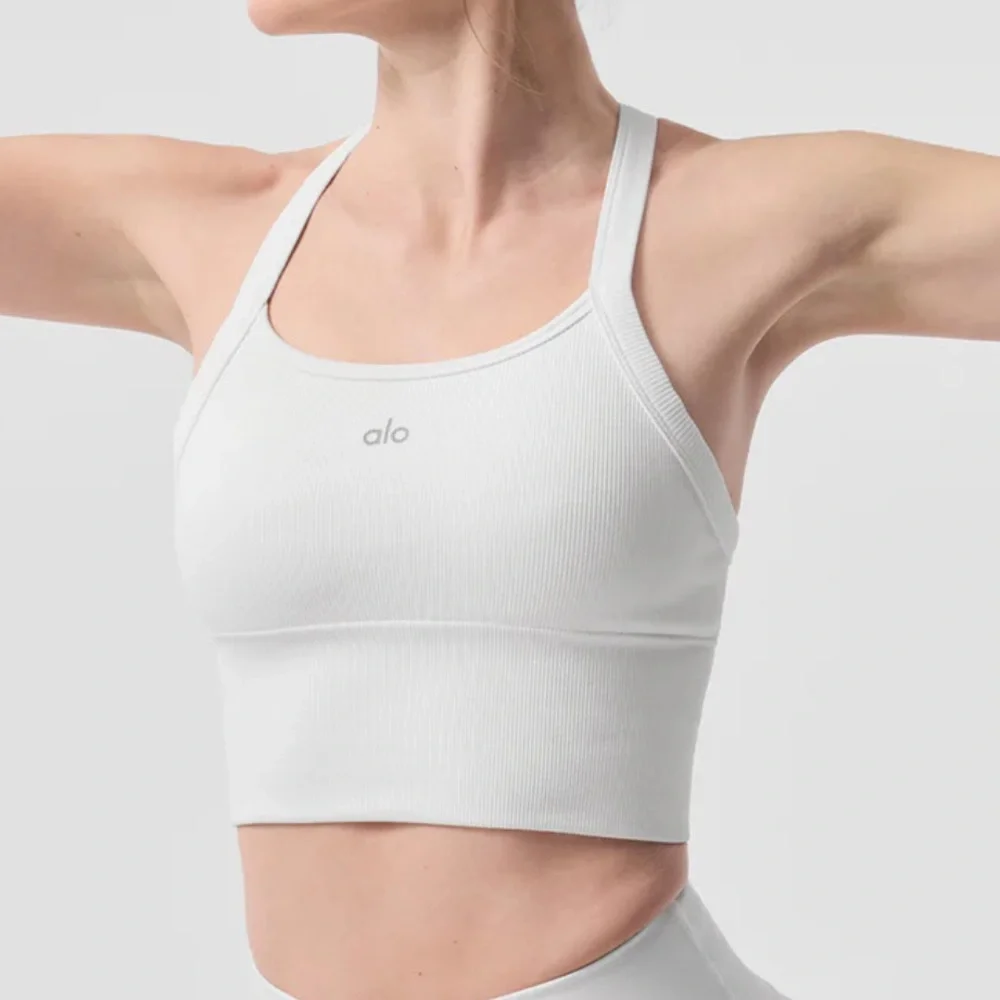 NWOT Alo Seamless Ribbed Favourite Bra Tank - Picture 2 of 6